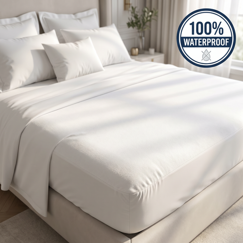 SnoozeWell Cooling Bamboo Waterproof Mattress Protector
