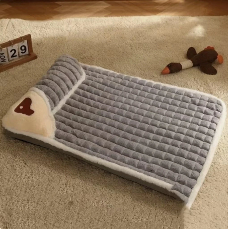 Dark grey SnoozeWell dog bed
